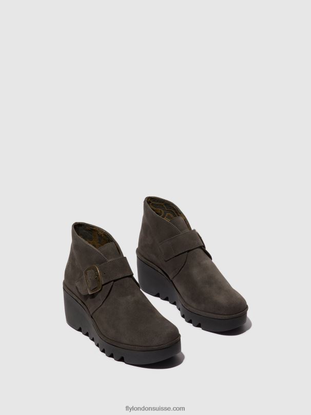 860NR151 bottines à boucle birt397 Fly London diesel femmes