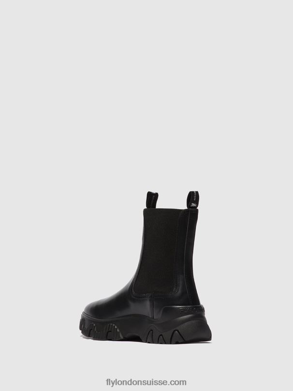 860NR159 bottines chelsea faty885 Fly London tonnerre noir femmes