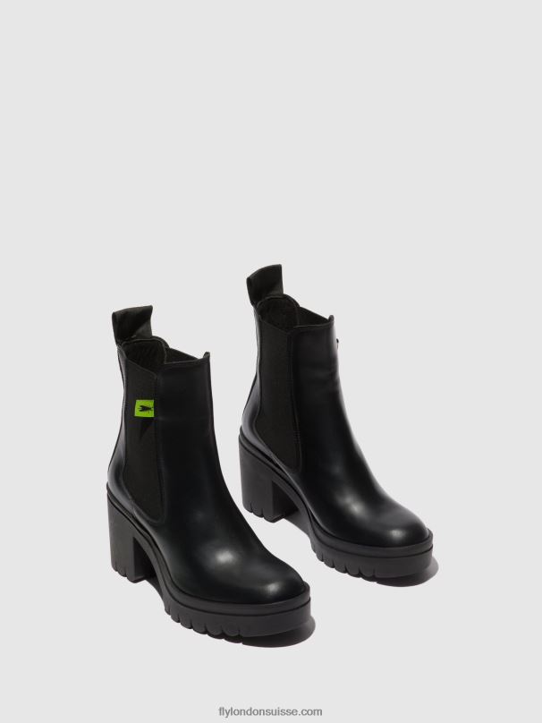860NR164 bottines chelsea taje883 Fly London tonnerre noir femmes