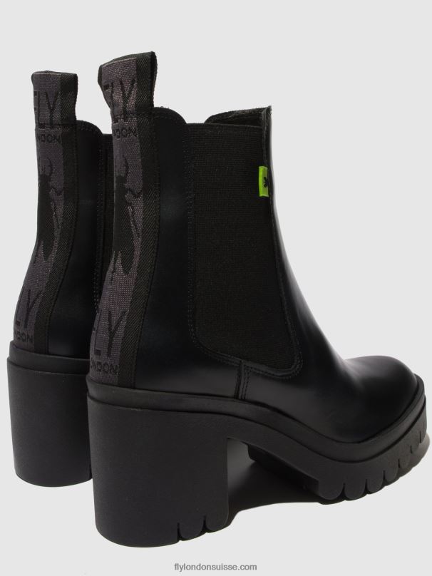 860NR164 bottines chelsea taje883 Fly London tonnerre noir femmes