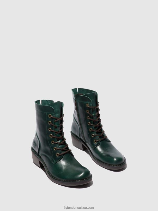 860NR195 bottines à lacets milu044 Fly London tapis essence femmes