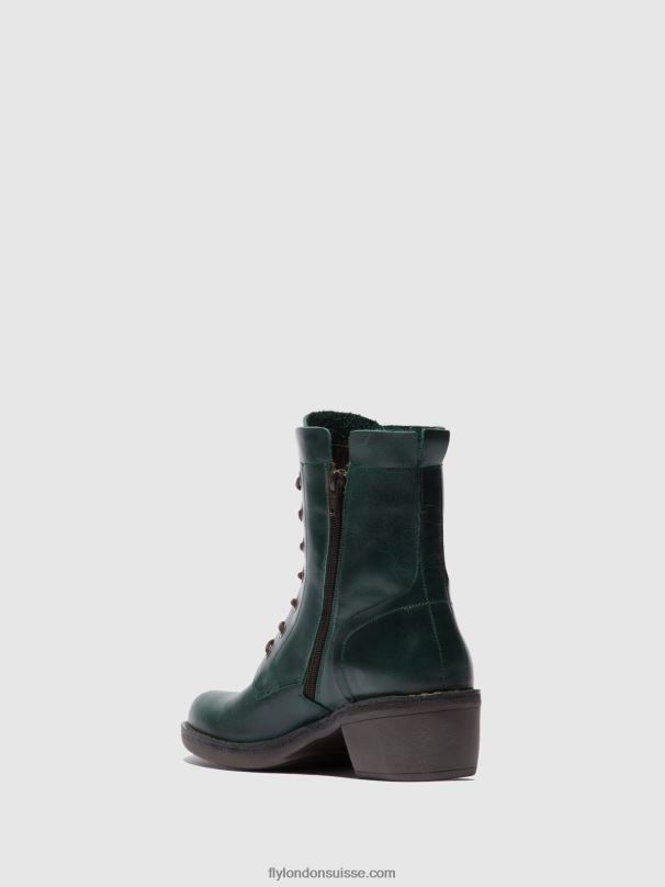 860NR195 bottines à lacets milu044 Fly London tapis essence femmes