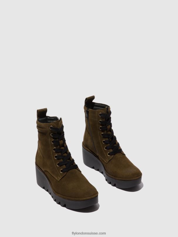 860NR212 bottines à lacets biaz329 Fly London boue de suède femmes