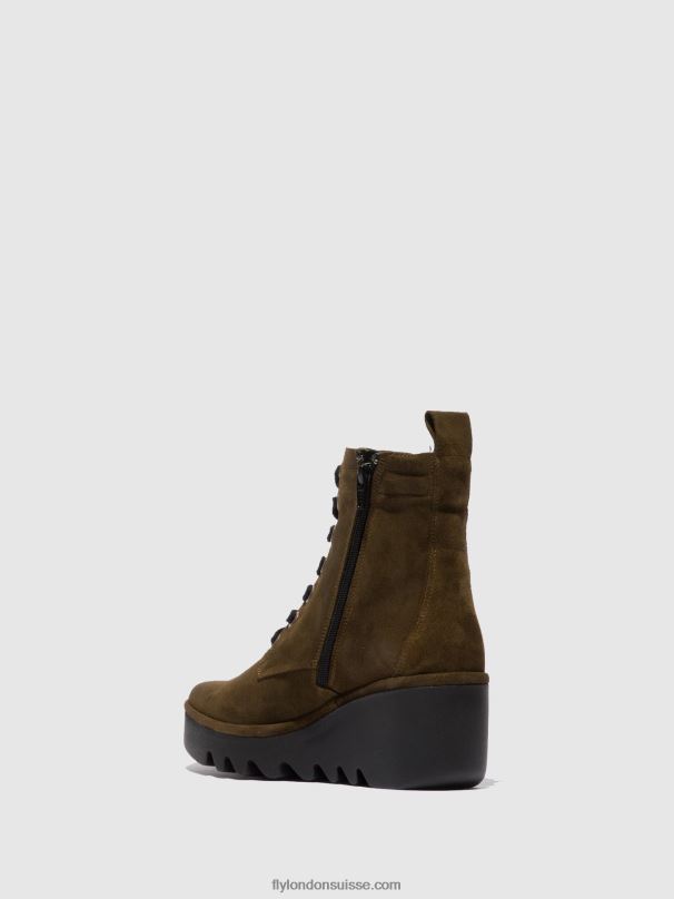 860NR212 bottines à lacets biaz329 Fly London boue de suède femmes