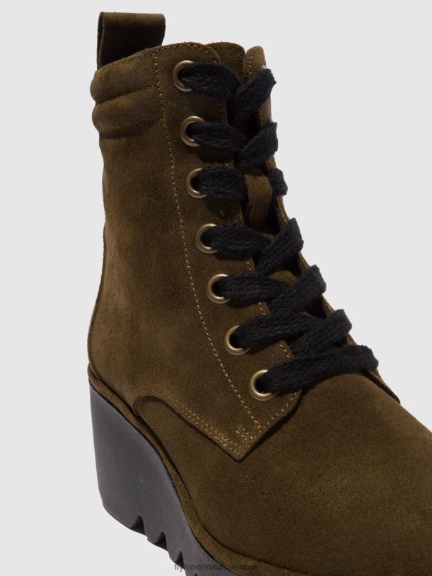 860NR212 bottines à lacets biaz329 Fly London boue de suède femmes