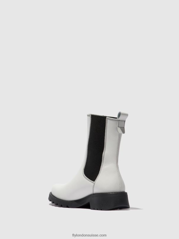 860NR217 bottines chelsea rein795 Fly London tapis blanc cassé (noir) femmes