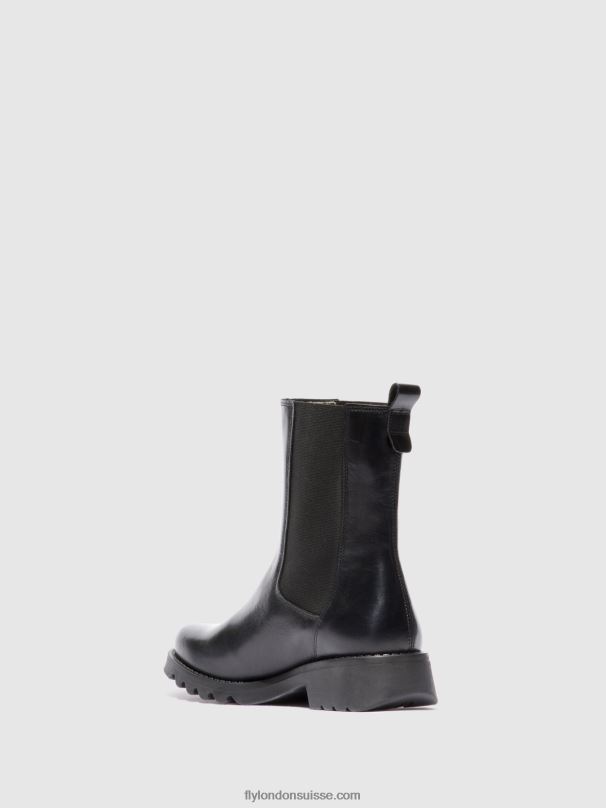 860NR220 bottines chelsea rein795 Fly London tapis noir (tout noir) femmes