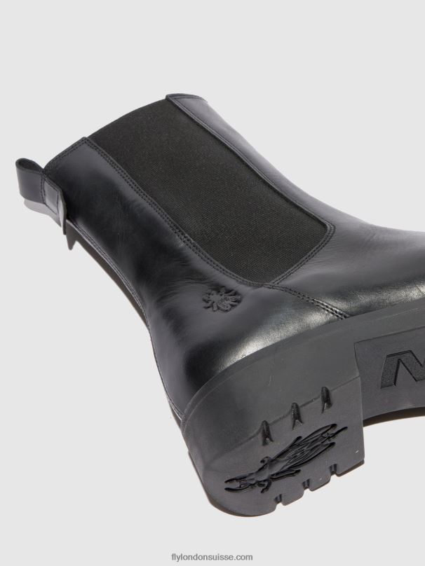 860NR220 bottines chelsea rein795 Fly London tapis noir (tout noir) femmes