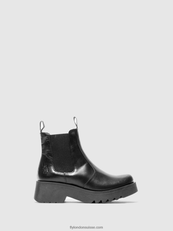 860NR221 bottines chelsea medi789 Fly London tapis noir femmes