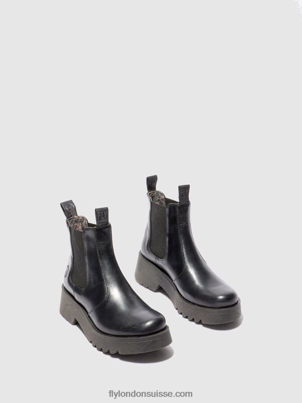 860NR221 bottines chelsea medi789 Fly London tapis noir femmes