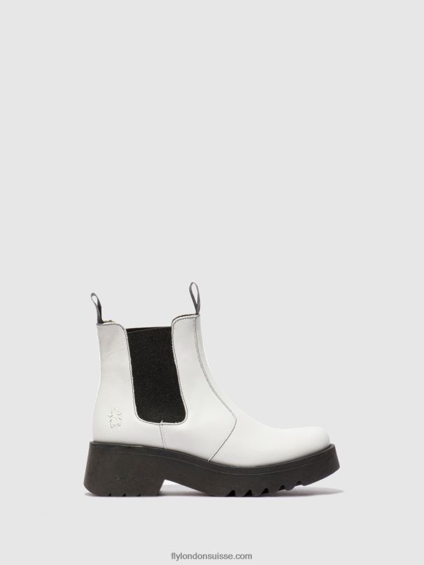 860NR222 bottines chelsea medi789 Fly London tapis blanc cassé femmes