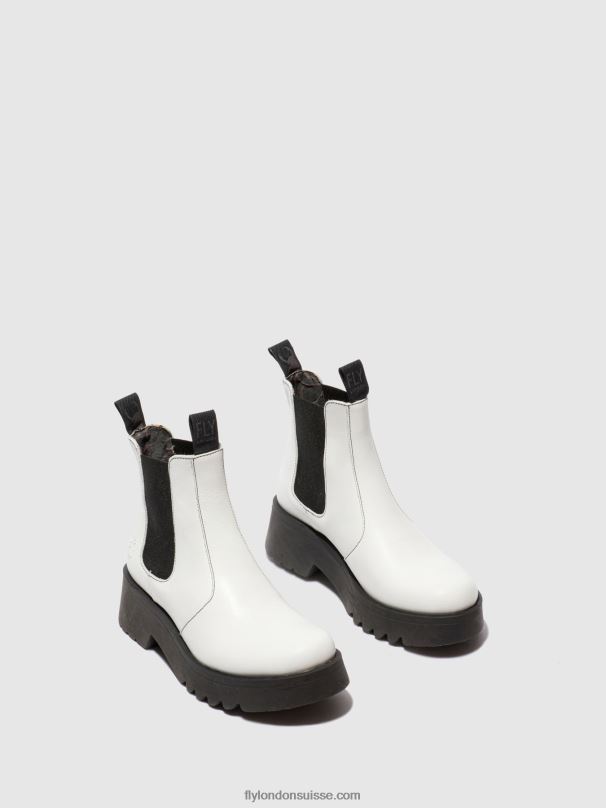 860NR222 bottines chelsea medi789 Fly London tapis blanc cassé femmes