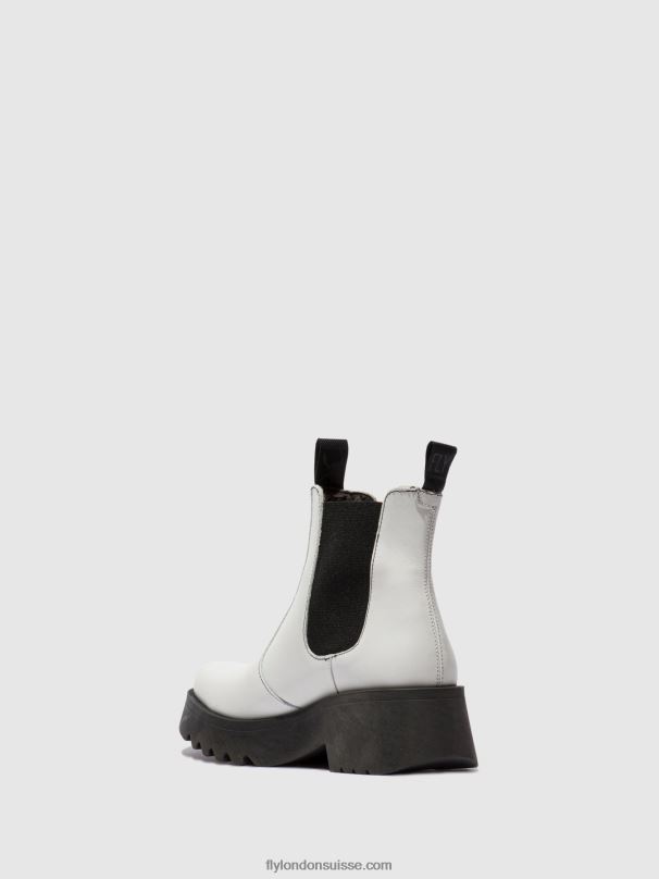 860NR222 bottines chelsea medi789 Fly London tapis blanc cassé femmes