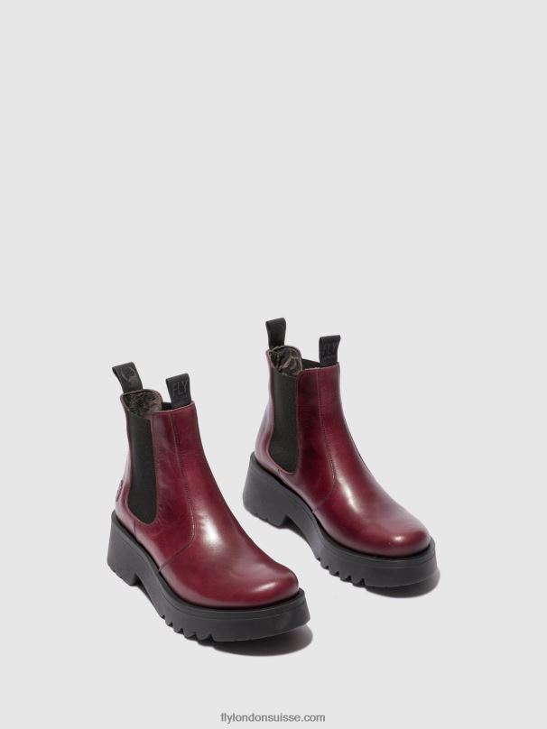 860NR223 bottines chelsea medi789 Fly London tapis violet femmes