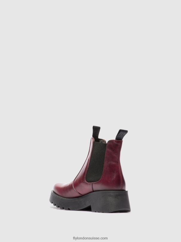 860NR223 bottines chelsea medi789 Fly London tapis violet femmes