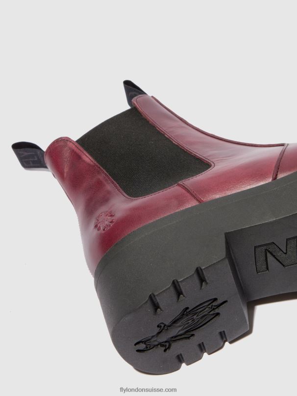 860NR223 bottines chelsea medi789 Fly London tapis violet femmes