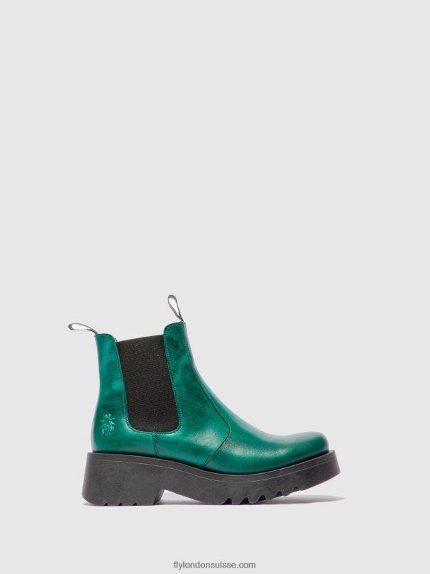 860NR224 bottines chelsea medi789 Fly London tapis trèfle vert femmes