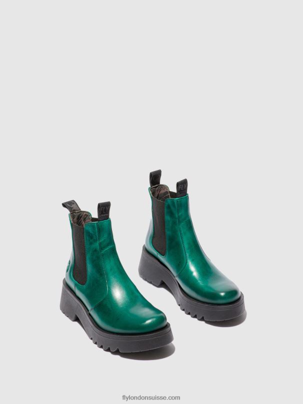860NR224 bottines chelsea medi789 Fly London tapis trèfle vert femmes