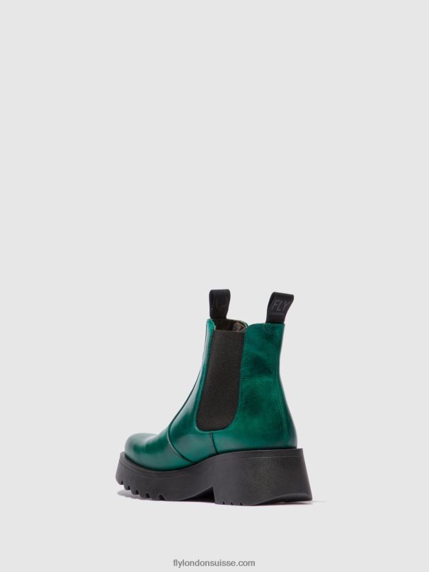 860NR224 bottines chelsea medi789 Fly London tapis trèfle vert femmes