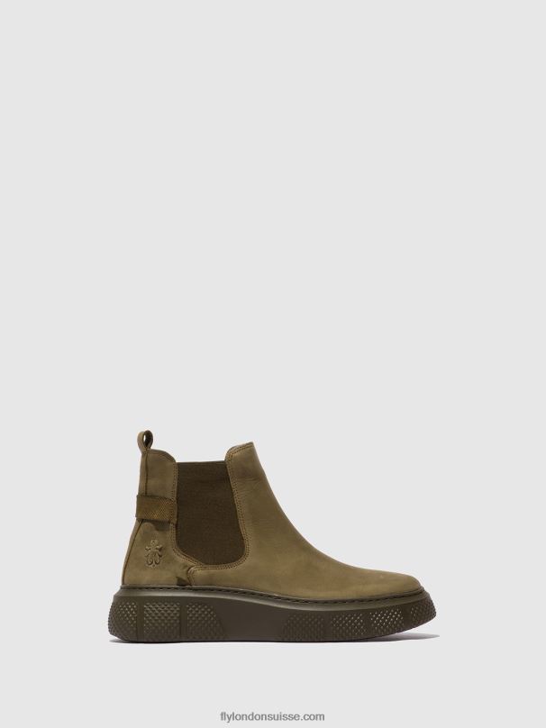 860NR228 bottines chelsea ebbe479 Fly London sorano militaire femmes