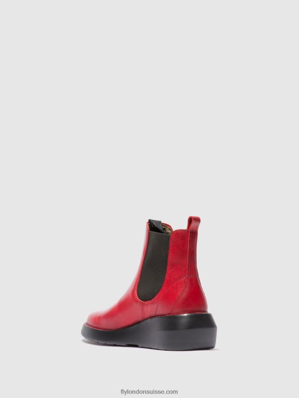 860NR230 bottines chelsea bety502 Fly London tapis rouge femmes