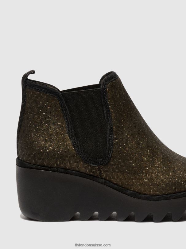 860NR25 bottines chelsea byne349 Fly London épis d'olive femmes