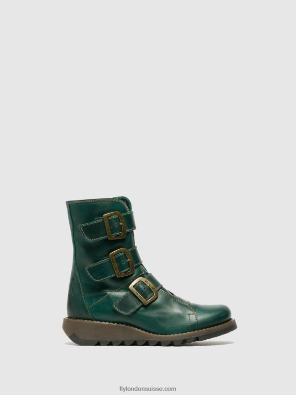 860NR264 bottines à boucle scop110 Fly London essence femmes