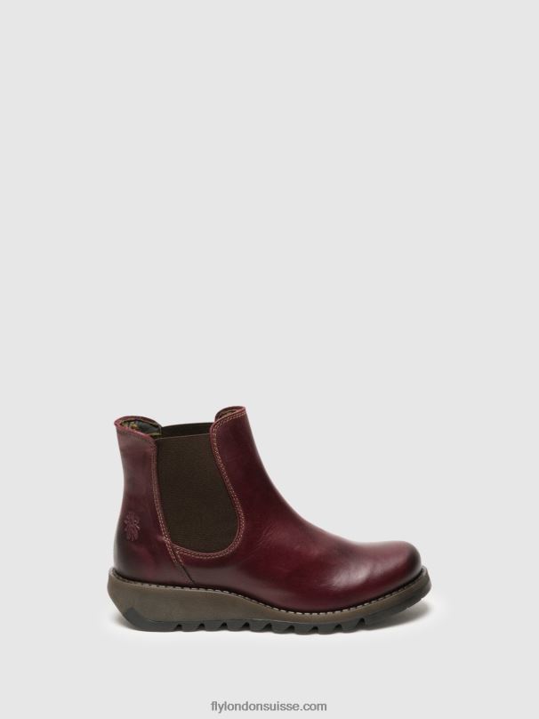 860NR274 bottines chelsea Fly London salv violet femmes