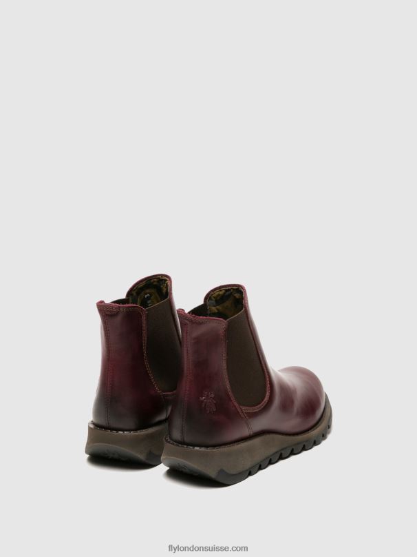 860NR274 bottines chelsea Fly London salv violet femmes