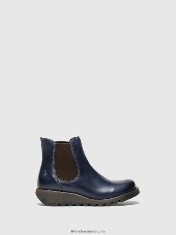 860NR278 bottines chelsea Fly London salv bleu femmes