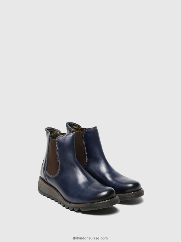 860NR278 bottines chelsea Fly London salv bleu femmes