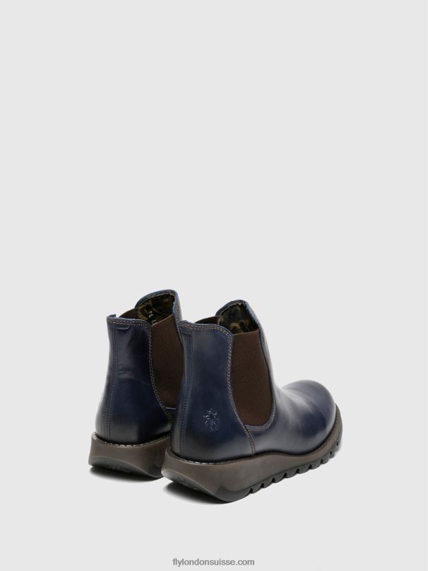 860NR278 bottines chelsea Fly London salv bleu femmes