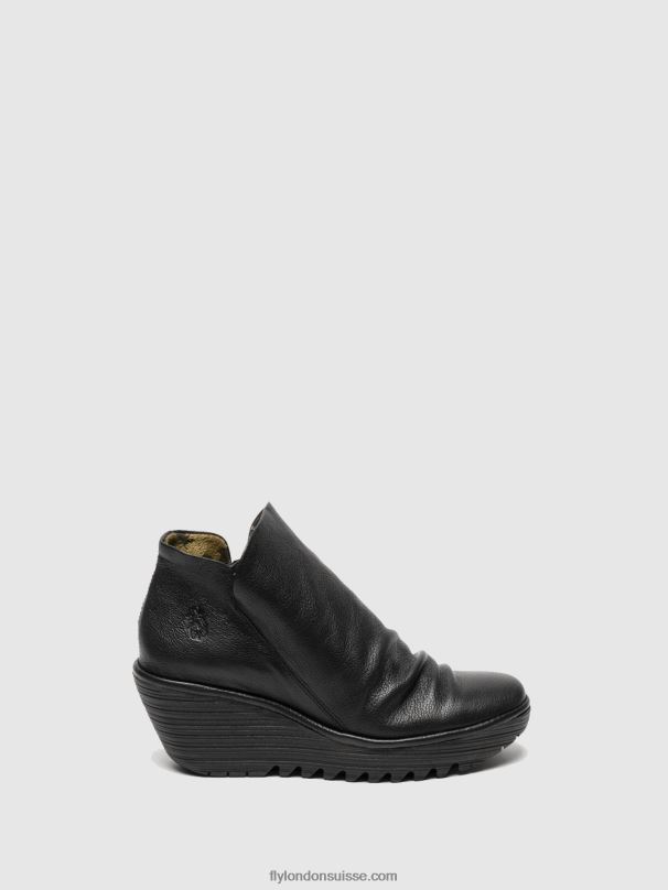 860NR280 bottines zippées yip Fly London noir femmes