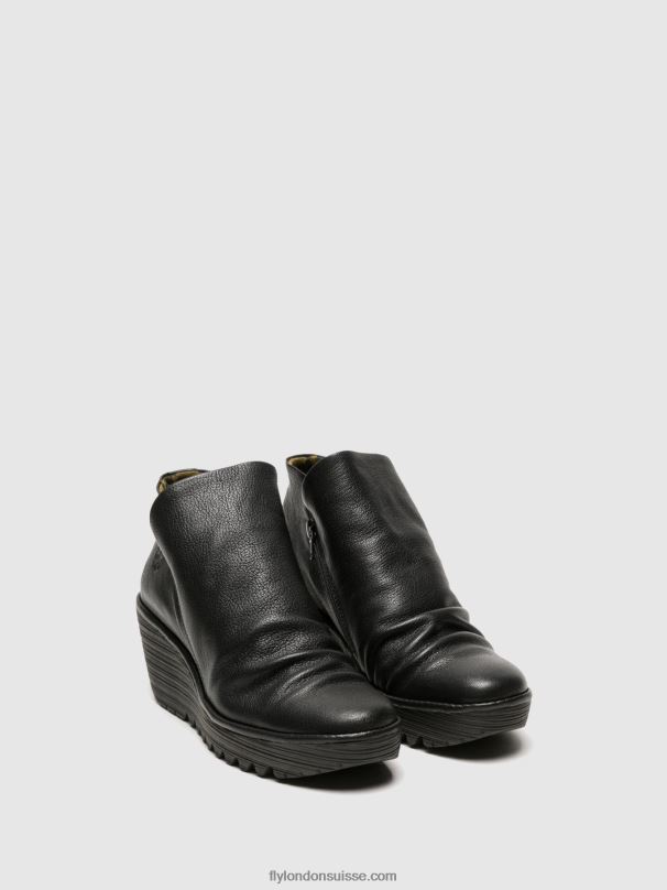860NR280 bottines zippées yip Fly London noir femmes