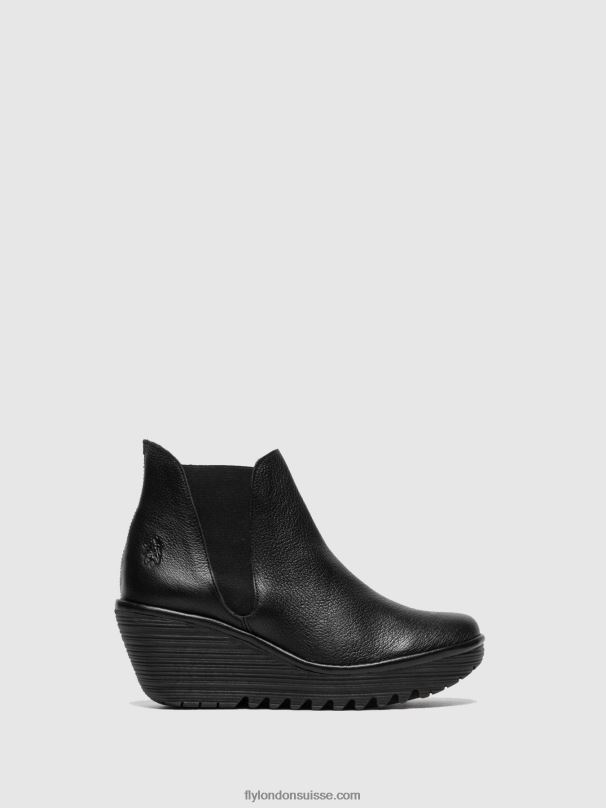 860NR281 bottines chelsea yoss Fly London noir femmes