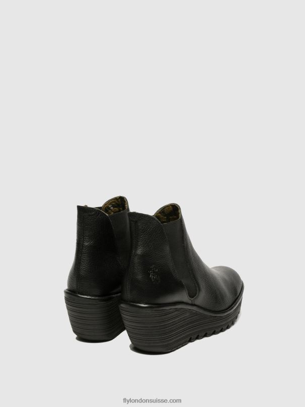 860NR281 bottines chelsea yoss Fly London noir femmes