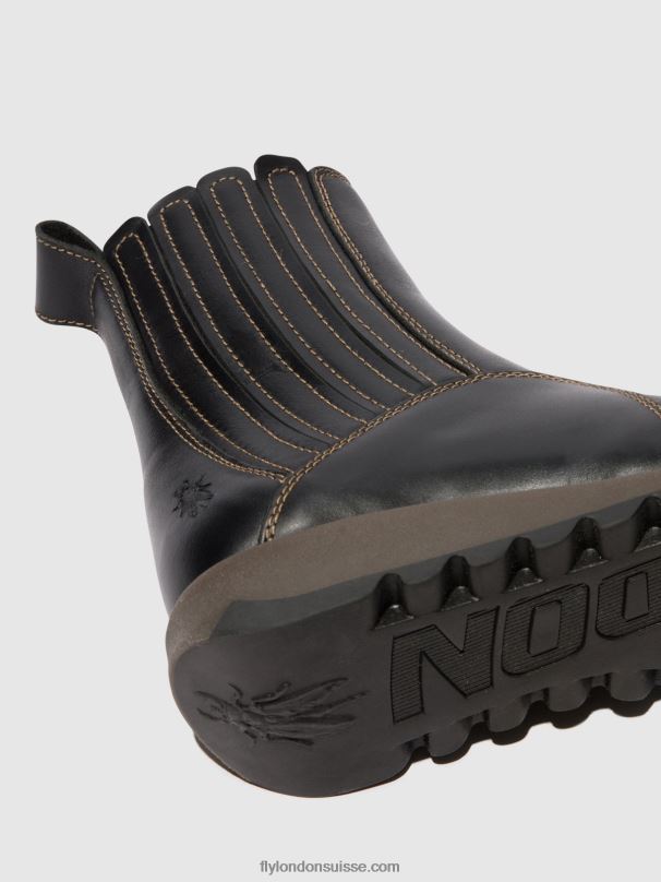 860NR38 bottines zippées suzy899 Fly London noir femmes