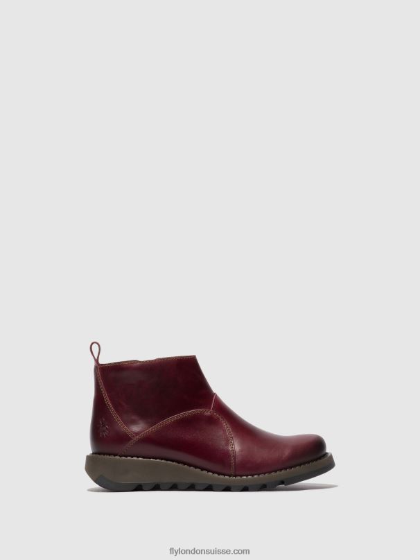 860NR46 bottines zippées sely918 Fly London violet femmes
