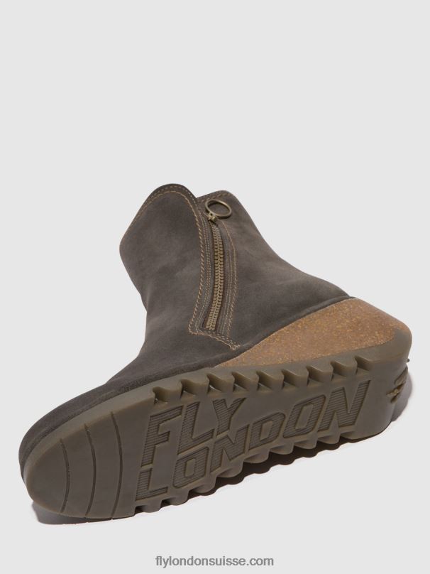 860NR50 bottines zippées nela407 Fly London diesel femmes