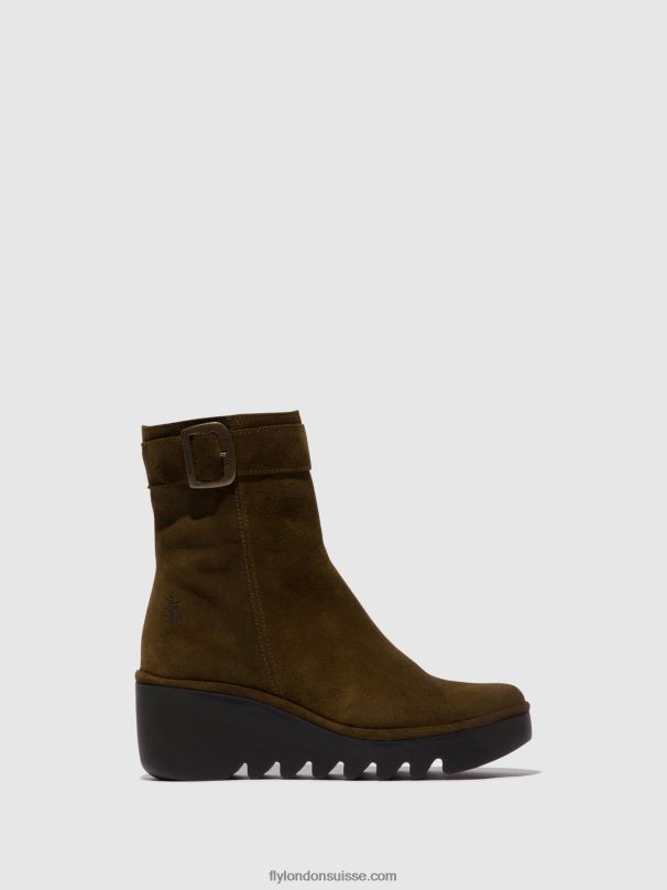 860NR61 bottines zippées bepp396 Fly London boue femmes