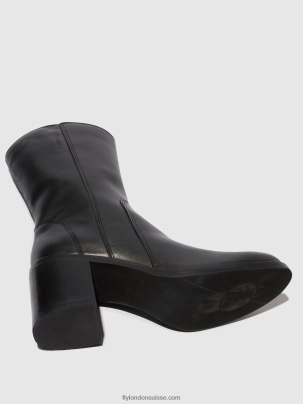 860NR73 bottines zippées asta914 Fly London noir femmes