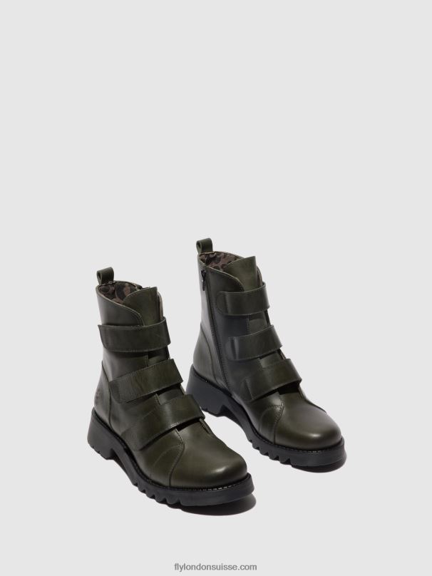 860NR76 bottines à scratch rach790 Fly London diesel (semelle noire) femmes