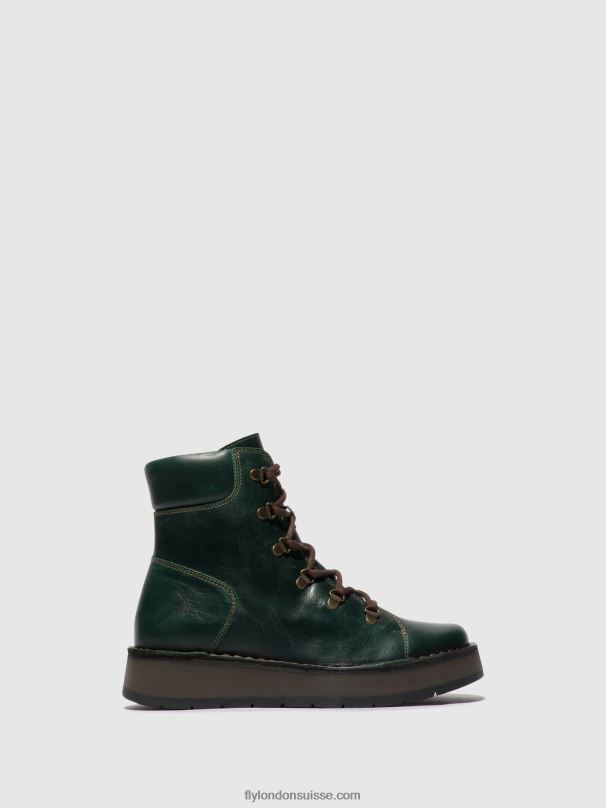 860NR89 bottines à lacets roxy094 Fly London essence femmes