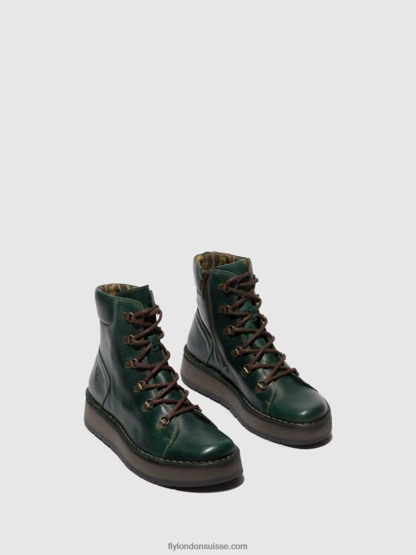 860NR89 bottines à lacets roxy094 Fly London essence femmes