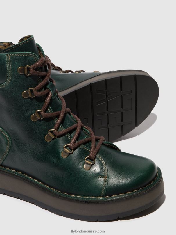 860NR89 bottines à lacets roxy094 Fly London essence femmes