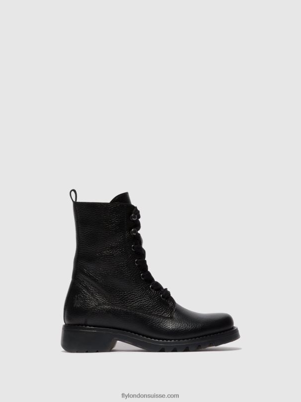 860NR91 bottines à lacets reid893 Fly London noir femmes