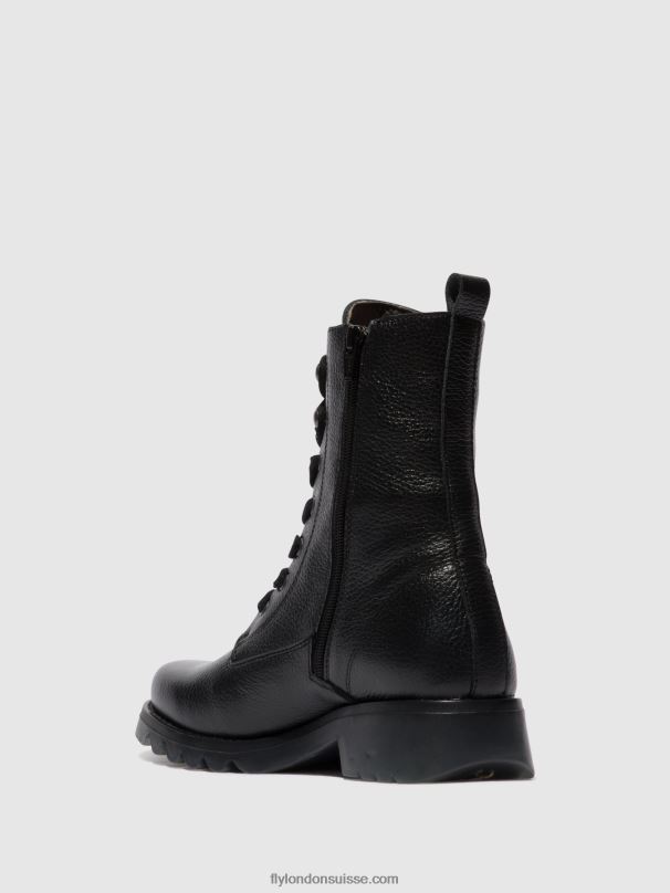 860NR91 bottines à lacets reid893 Fly London noir femmes