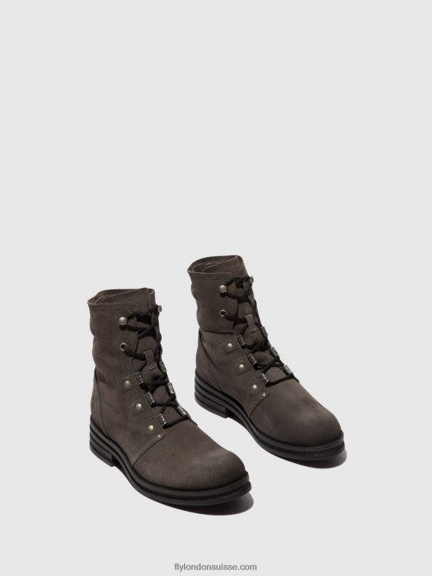 860NR99 bottines à lacets knot792 Fly London diesel femmes