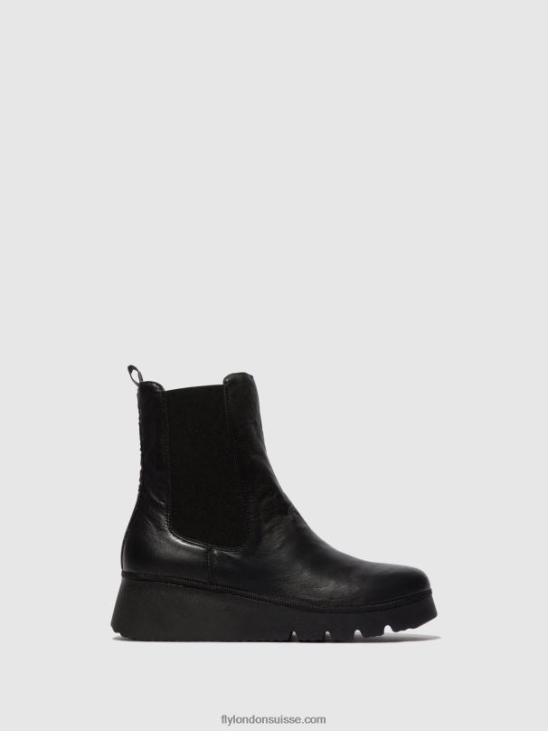 860NR9 bottines chelsea paty405 Fly London noir femmes