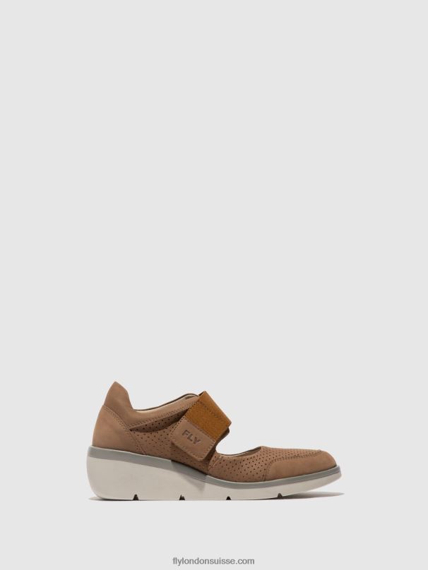 860NR623 chaussures velcro naje583 Fly London sable femmes